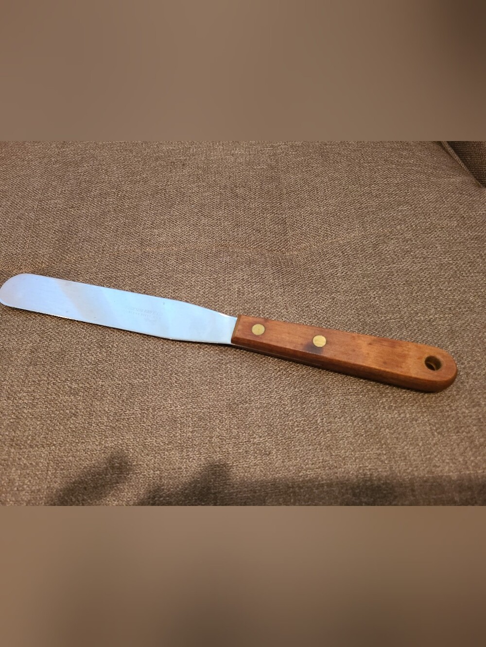 Vintage Robinson Knife Company stainless steel spreader